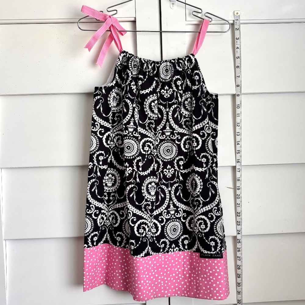 Girls Pink Black White Pillowcase Dress Various styles